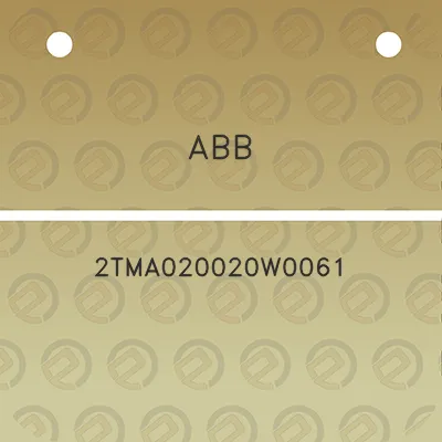 abb-2tma020020w0061