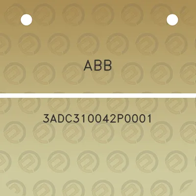 abb-3adc310042p0001