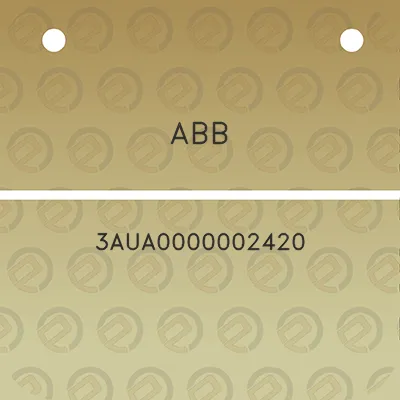 abb-3aua0000002420