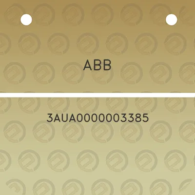 abb-3aua0000003385