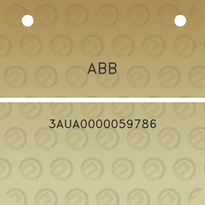 abb-3aua0000059786