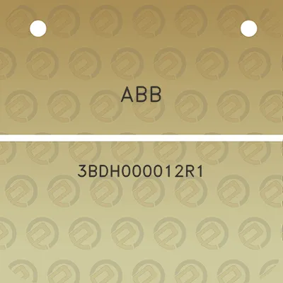 abb-3bdh000012r1