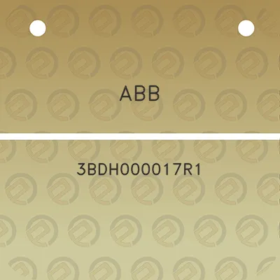 abb-3bdh000017r1