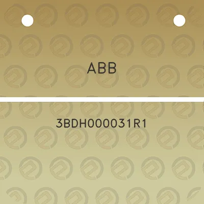 abb-3bdh000031r1