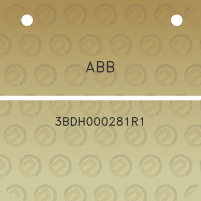 abb-3bdh000281r1