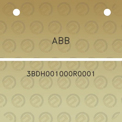 abb-3bdh001000r0001