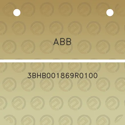 abb-3bhb001869r0100