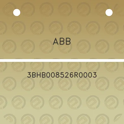 abb-3bhb008526r0003