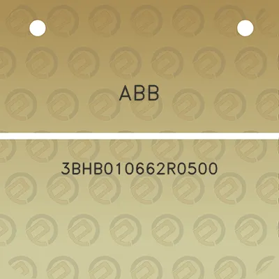 abb-3bhb010662r0500