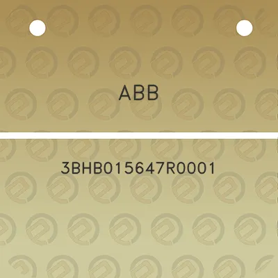 abb-3bhb015647r0001