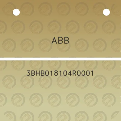 abb-3bhb018104r0001