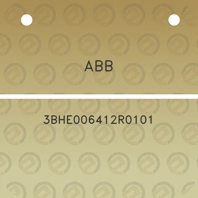 abb-3bhe006412r0101