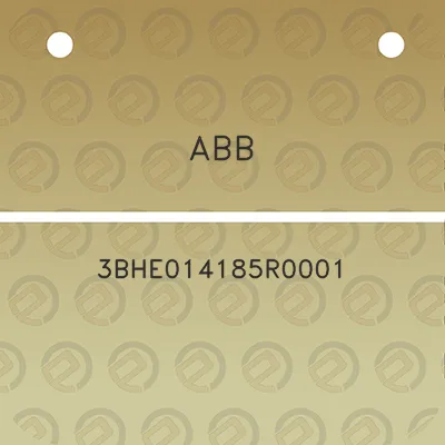 abb-3bhe014185r0001