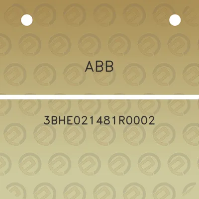 abb-3bhe021481r0002