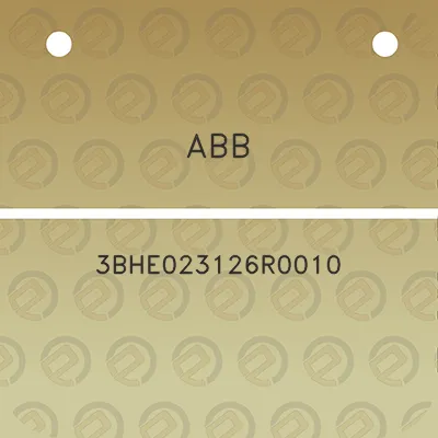 abb-3bhe023126r0010