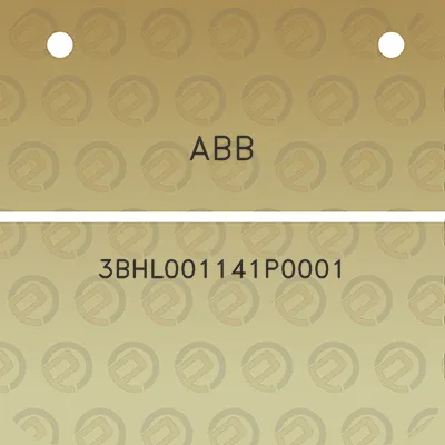 abb-3bhl001141p0001