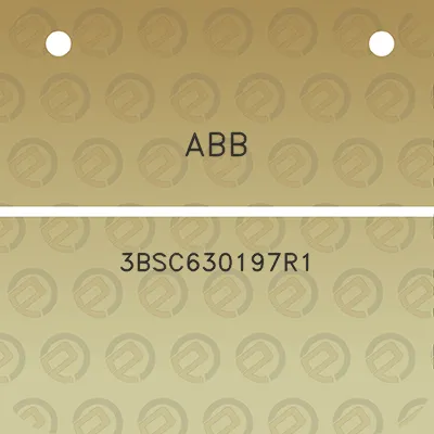 abb-3bsc630197r1