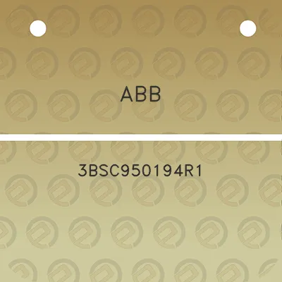 abb-3bsc950194r1