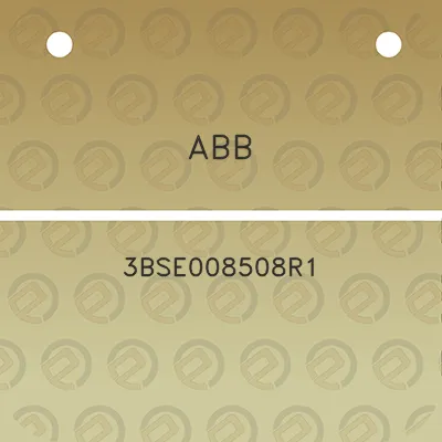 abb-3bse008508r1