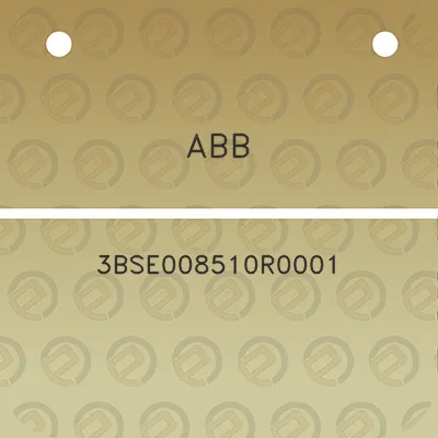 abb-3bse008510r0001