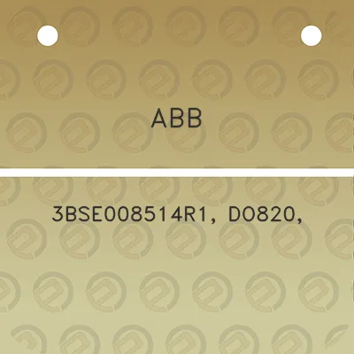 abb-3bse008514r1-do820