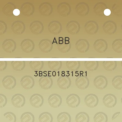 abb-3bse018315r1