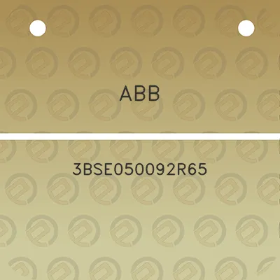 abb-3bse050092r65