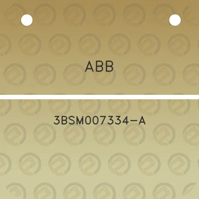 abb-3bsm007334-a