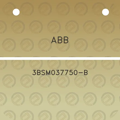 abb-3bsm037750-b