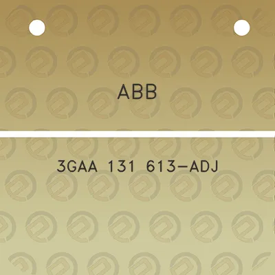 abb-3gaa-131-613-adj