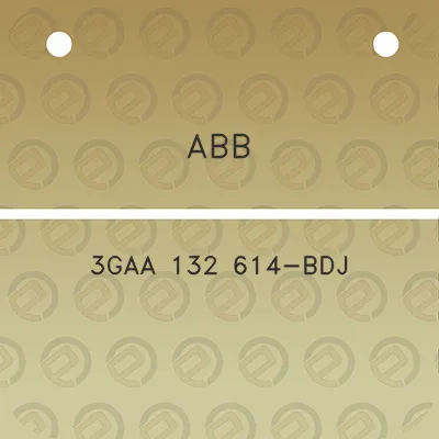 abb-3gaa-132-614-bdj