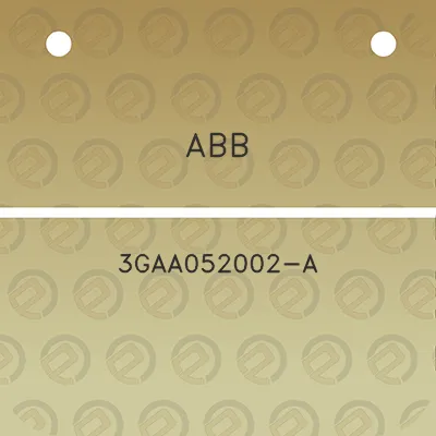 abb-3gaa052002-a