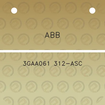 abb-3gaa061-312-asc