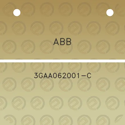 abb-3gaa062001-c