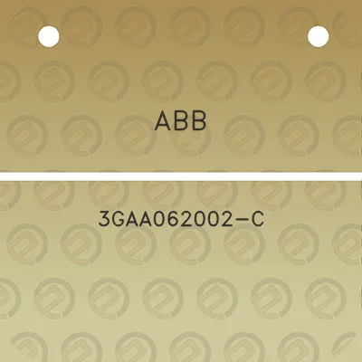 abb-3gaa062002-c