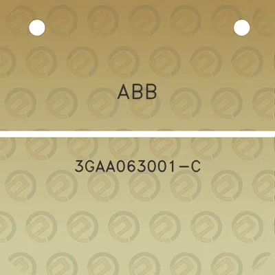 abb-3gaa063001-c