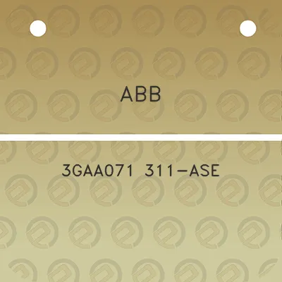 abb-3gaa071-311-ase