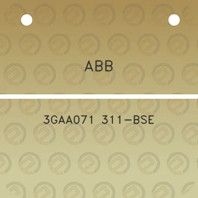 abb-3gaa071-311-bse