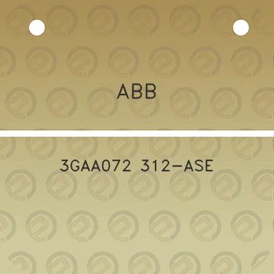 abb-3gaa072-312-ase