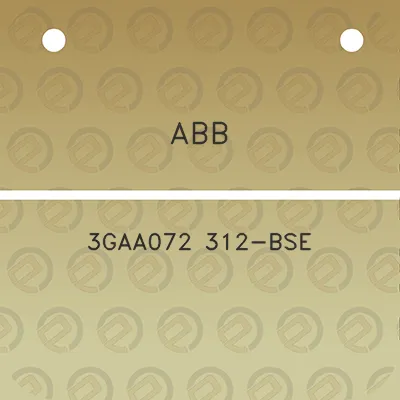 abb-3gaa072-312-bse