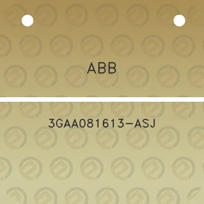 abb-3gaa081613-asj