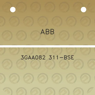 abb-3gaa082-311-bse