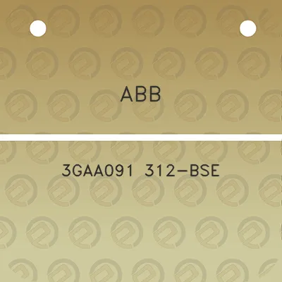 abb-3gaa091-312-bse