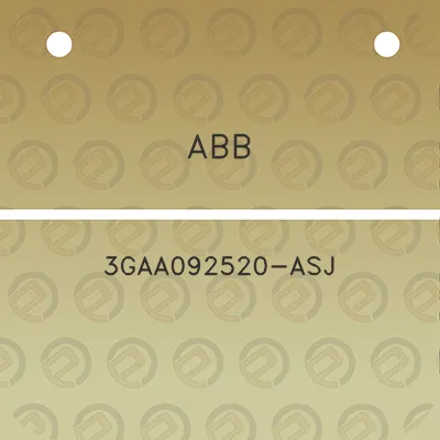 abb-3gaa092520-asj