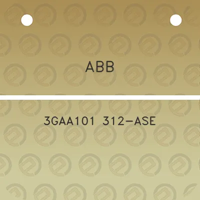 abb-3gaa101-312-ase