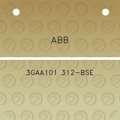 abb-3gaa101-312-bse