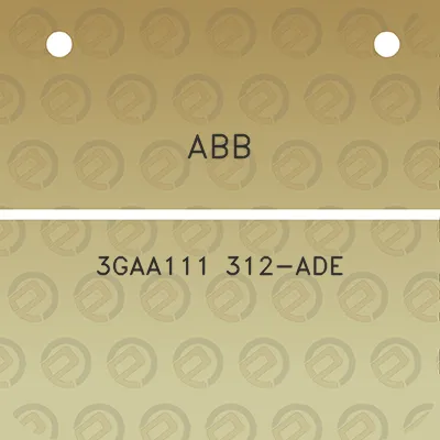 abb-3gaa111-312-ade