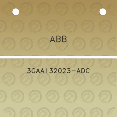 abb-3gaa132023-adc