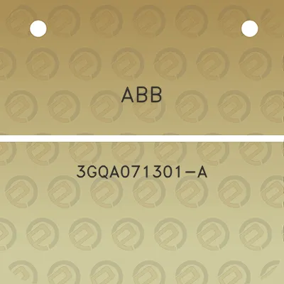 abb-3gqa071301-a