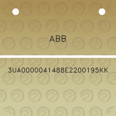 abb-3ua0000041488e2200195kk